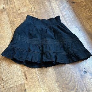 NWT Katie J NYC Girls Juniors Skirt Black Size Large